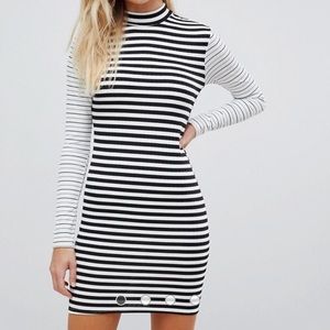 🎹 Black and white mini dress🎹